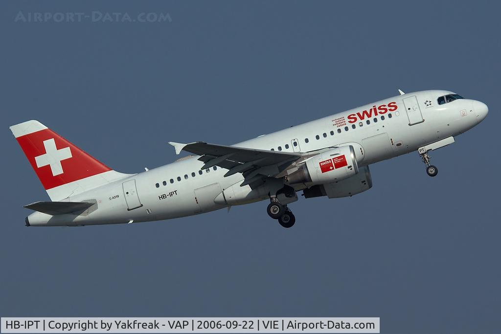 HB-IPT, 1997 Airbus A319-112 C/N 727, Swiss Airbus 319