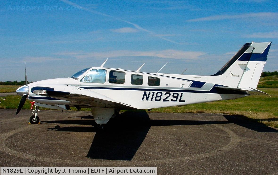 N1829L, 1976 Beech 58TC Baron C/N TK-9, Beechcraft B-58