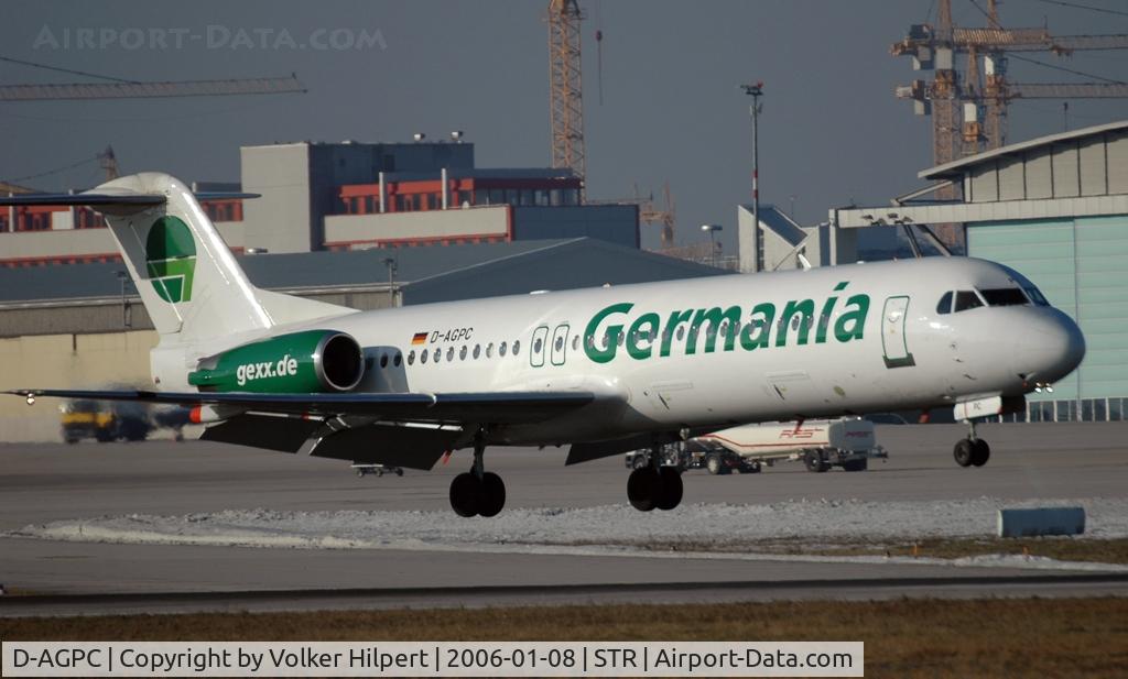 D-AGPC, 1989 Fokker 100 (F-28-0100) C/N 11280, Fokker F-100