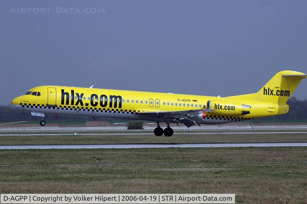 D-AGPP, 1991 Fokker 100 (F-28-0100) C/N 11337, Fokker F-100