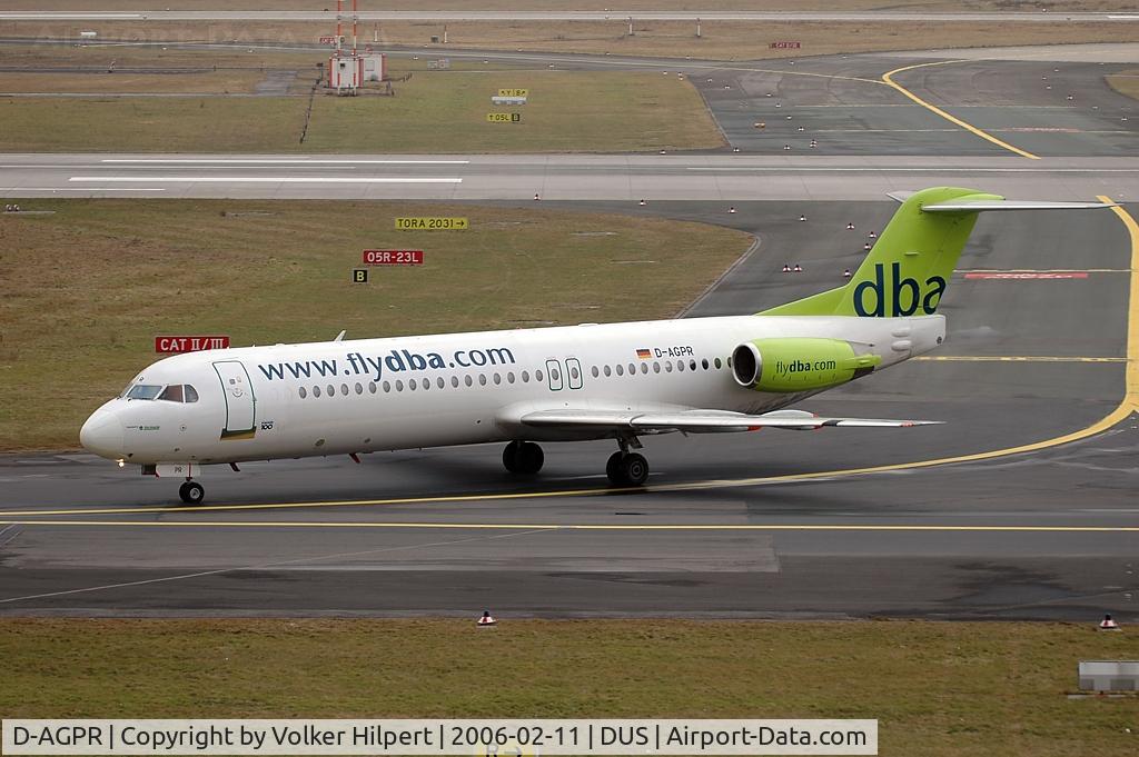 D-AGPR, 1992 Fokker 100 (F-28-0100) C/N 11391, Fokker F-100