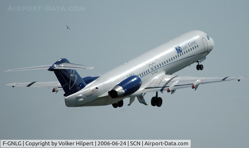 F-GNLG, 1991 Fokker 100 (F-28-0100) C/N 11363, Fokker F-100