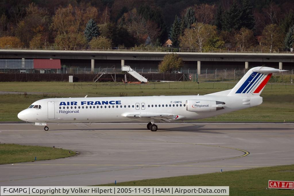 F-GMPG, 1991 Fokker 100 (F-28-0100) C/N 11362, Fokker F-100 this plane overran the runway at Pau/France on January-25th-2007