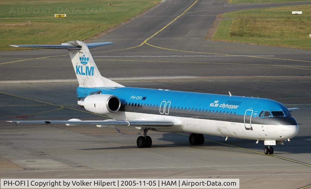 PH-OFI, 1989 Fokker 100 (F-28-0100) C/N 11279, Fokker F-100