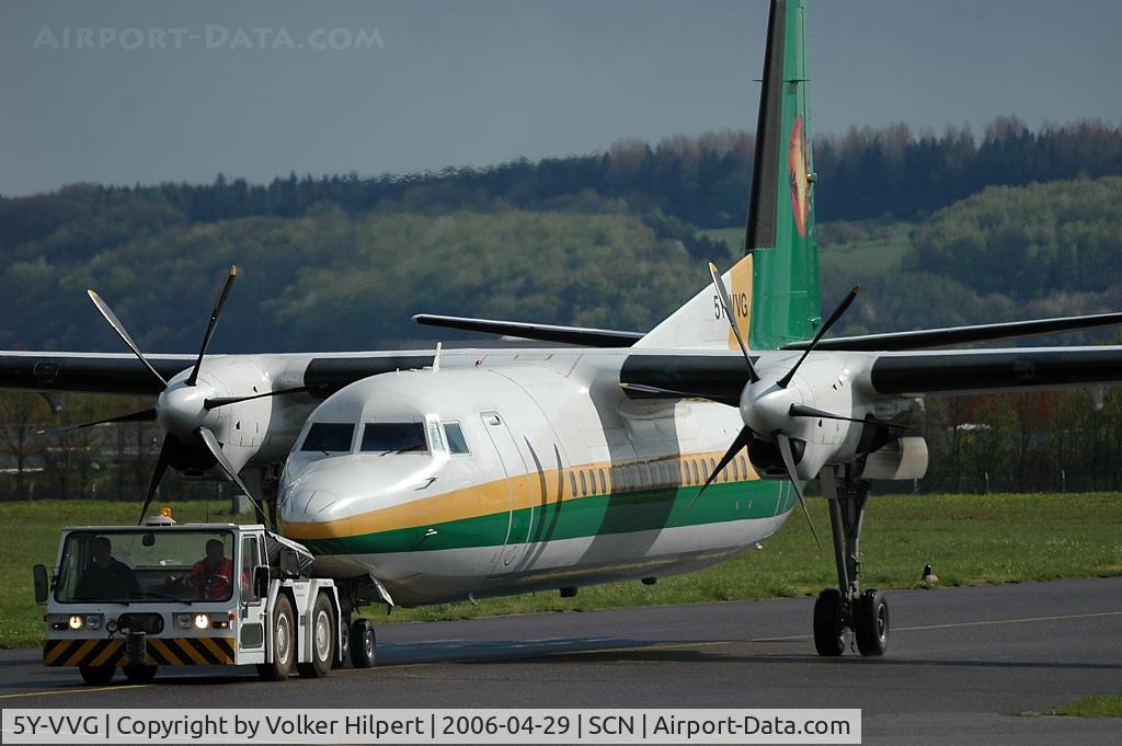 5Y-VVG, 1988 Fokker 50 C/N 20137, Fokker F-50