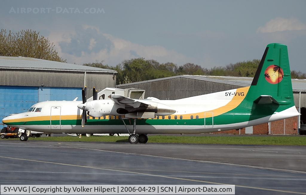 5Y-VVG, 1988 Fokker 50 C/N 20137, Fokker F-50