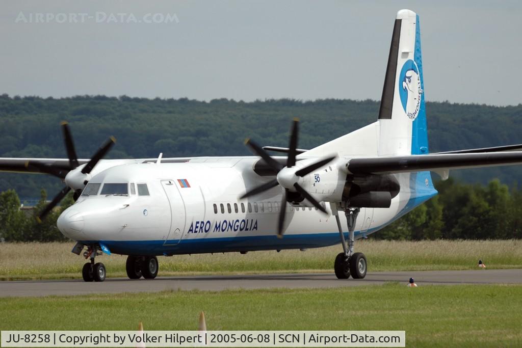 JU-8258, 1992 Fokker 50 C/N 20258, Fokker F-50