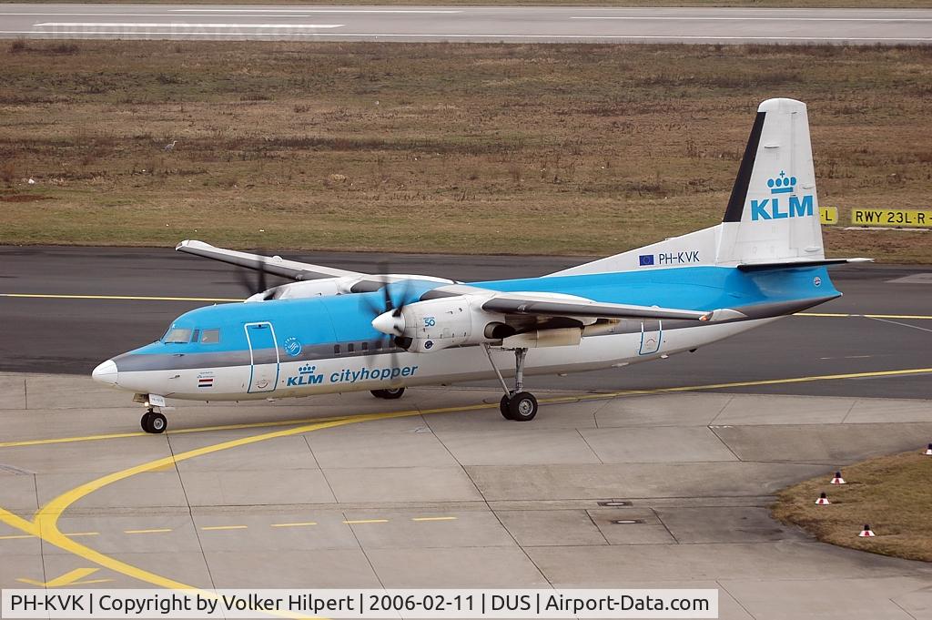 PH-KVK, 1991 Fokker 50 C/N 20219, Fokker F-50