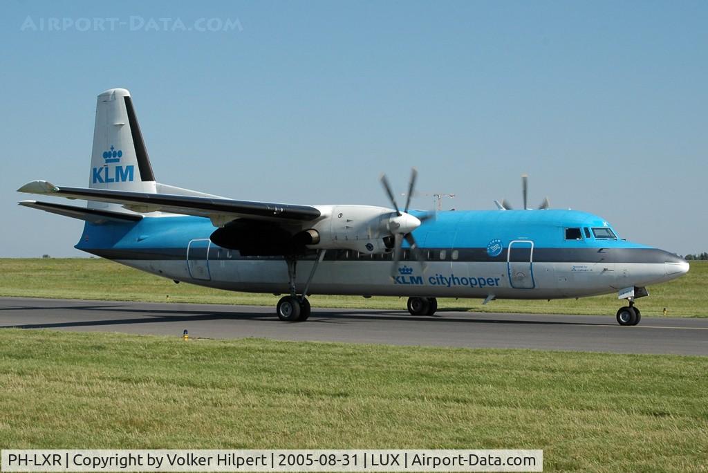PH-LXR, 1993 Fokker 50 C/N 20277, Fokker F-50