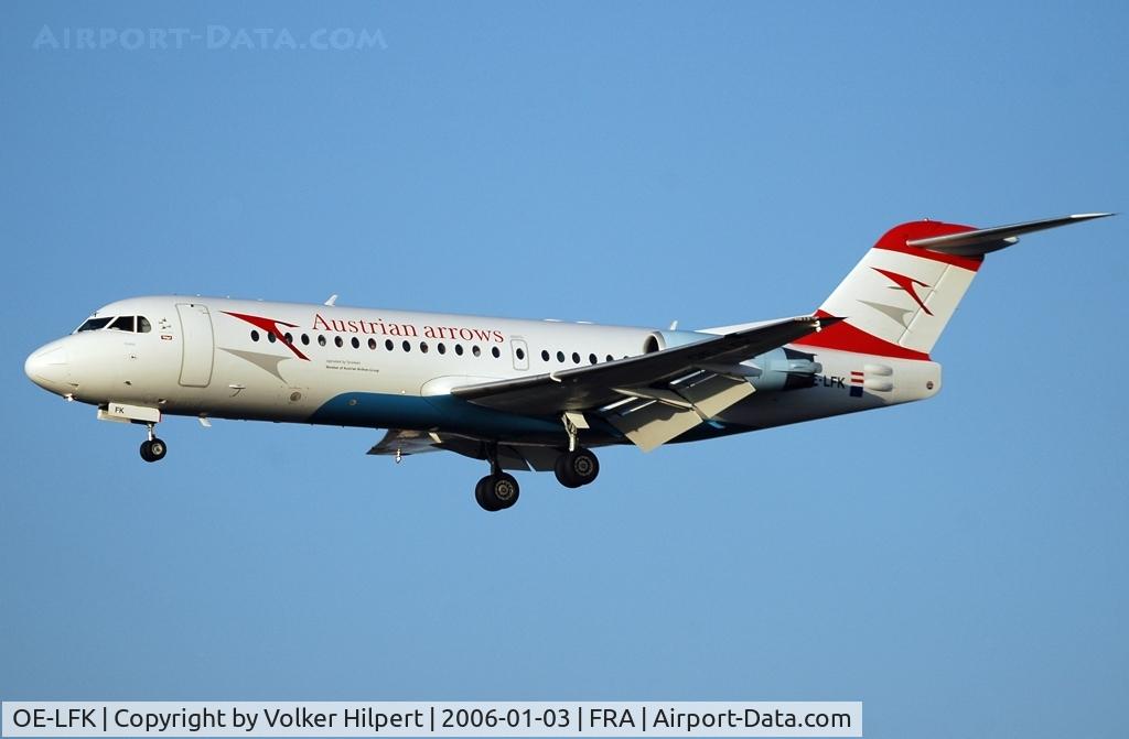 OE-LFK, 1995 Fokker 70 (F-28-0070) C/N 11555, Fokker F-70