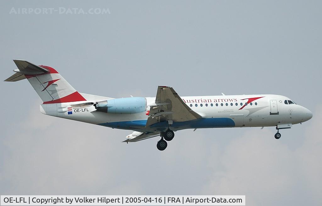 OE-LFL, 1995 Fokker 70 (F-28-0070) C/N 11573, Fokker F-70