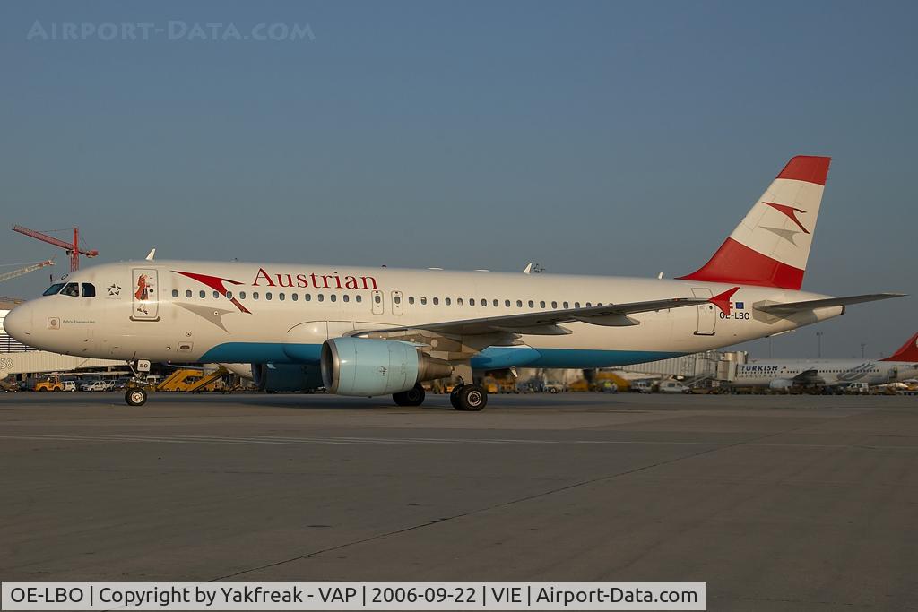 OE-LBO, 1998 Airbus A320-214 C/N 776, Austrian Airlines Airbus 320