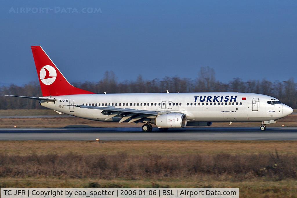 TC-JFR, 1999 Boeing 737-8F2 C/N 29779, Departing to Istanbul