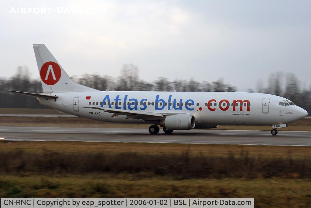 CN-RNC, 1994 Boeing 737-4B6 C/N 26529, Departing on runway 16