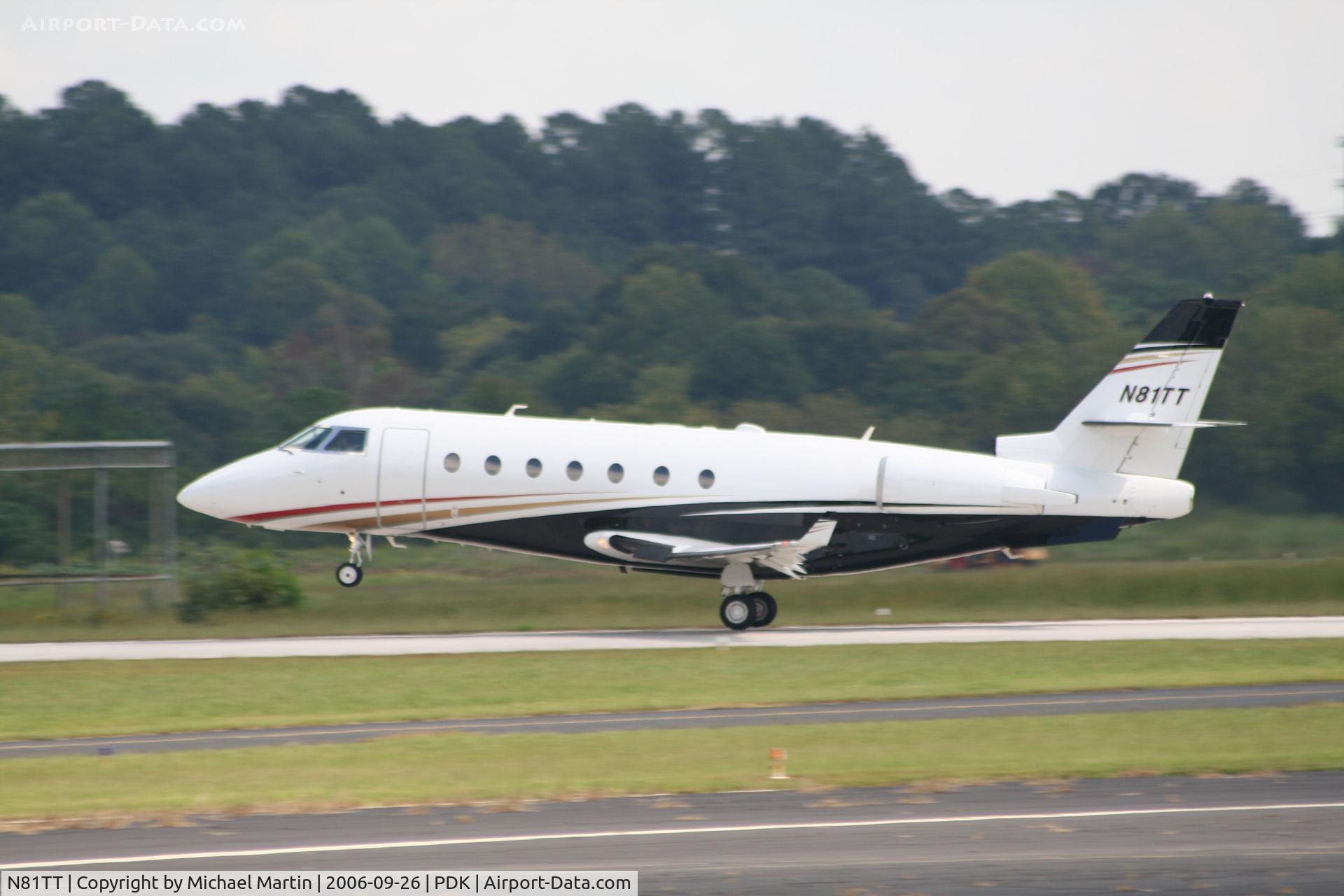 N81TT, 1999 Israel Aircraft Industries IAI-1126 Galaxy C/N 006, Departing PDK enroute to CHS