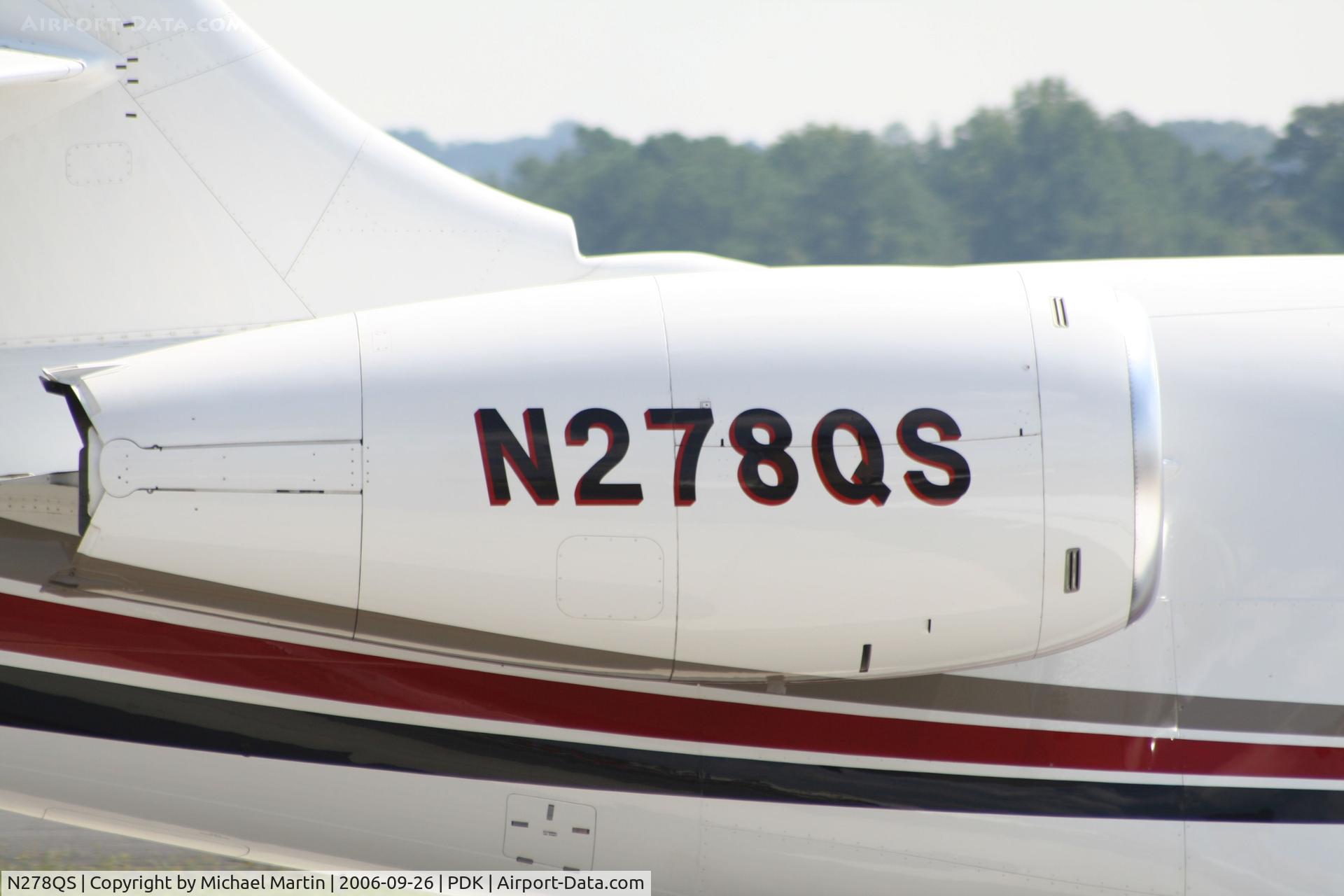 N278QS, 1999 Dassault Falcon 2000 C/N 77, Tail Numbers
