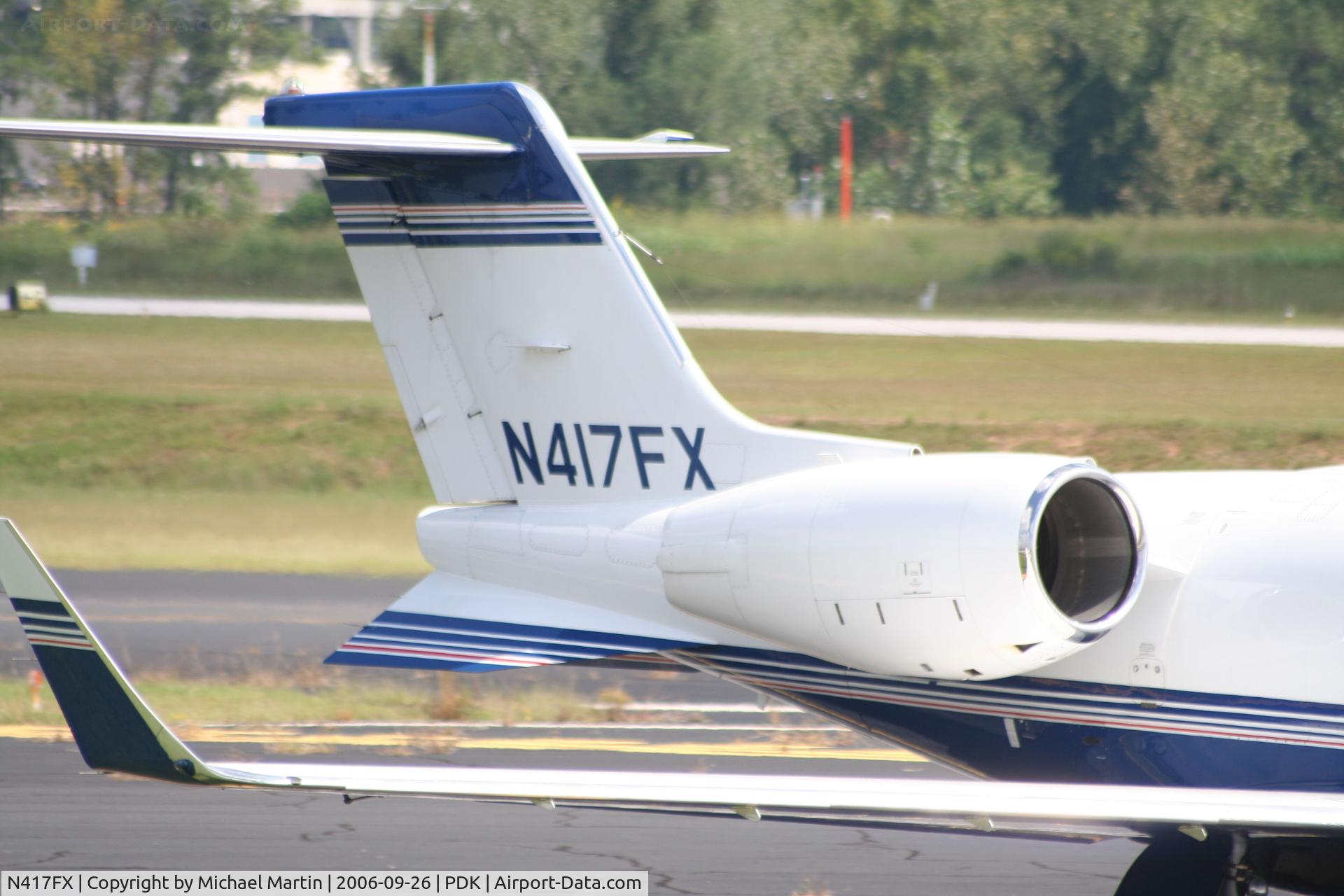 N417FX, 2000 Learjet Inc 45 C/N 45-114, Tail Numbers