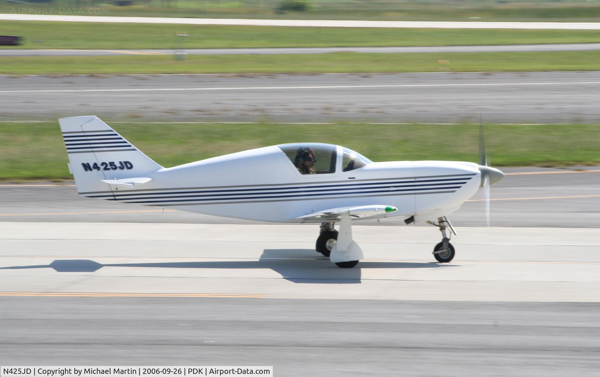 N425JD, 1992 Dichiara John V DICHIARA 1RG C/N 001, Taxing to Runway 2L