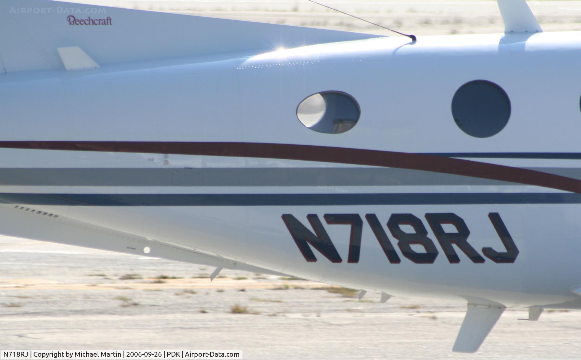 N718RJ, 1997 Raytheon Aircraft Company B200 C/N BB-1597, Tail Numbers