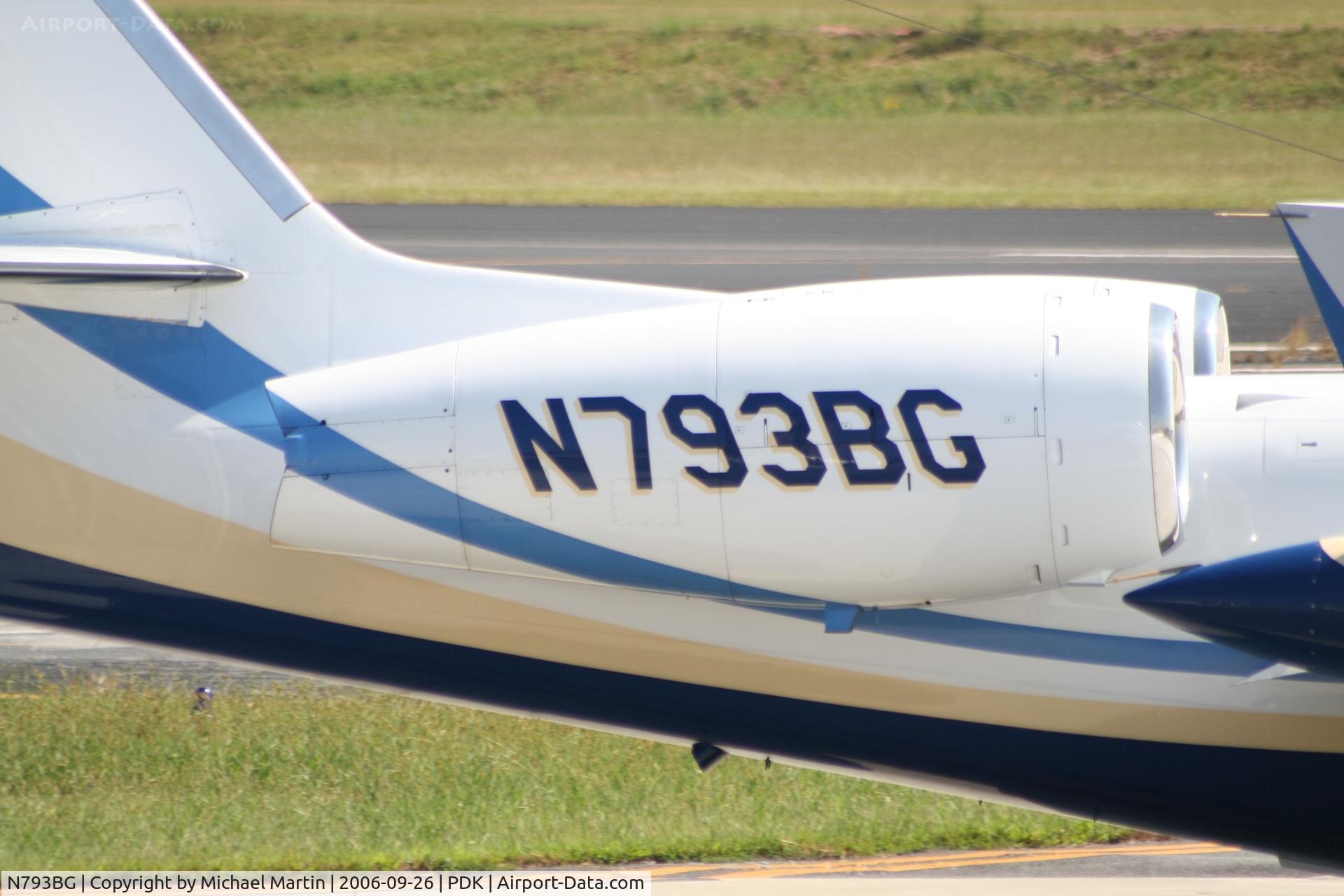 N793BG, 1983 Israel Aircraft Industries 1124A C/N 392, Tail Numbers