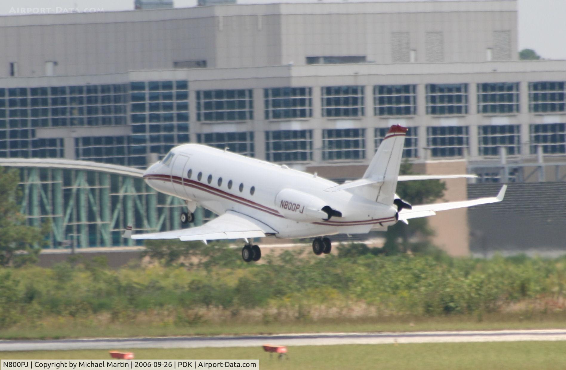 N800PJ, 2000 Israel Aircraft Industries IAI-1126 Galaxy C/N 026, Departing PDK enroute to SJC