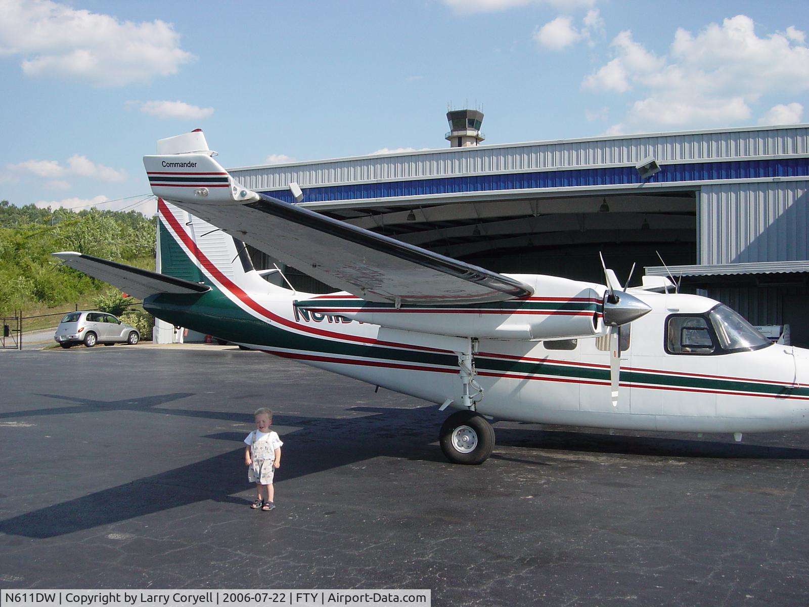 N611DW, 1961 Aero Commander 500-B C/N 500B-1099-60, 1961 Aero Commander 500B