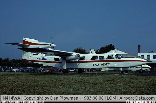 N414WA, 1976 Britten-Norman BN-2A Mk.III-2 Trislander C/N 1034, Wings Airways Blue Bel Pa