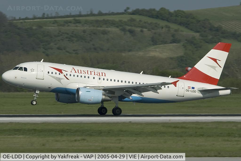 OE-LDD, 2005 Airbus A319-112 C/N 2416, Austrian Airlines Airbus 319