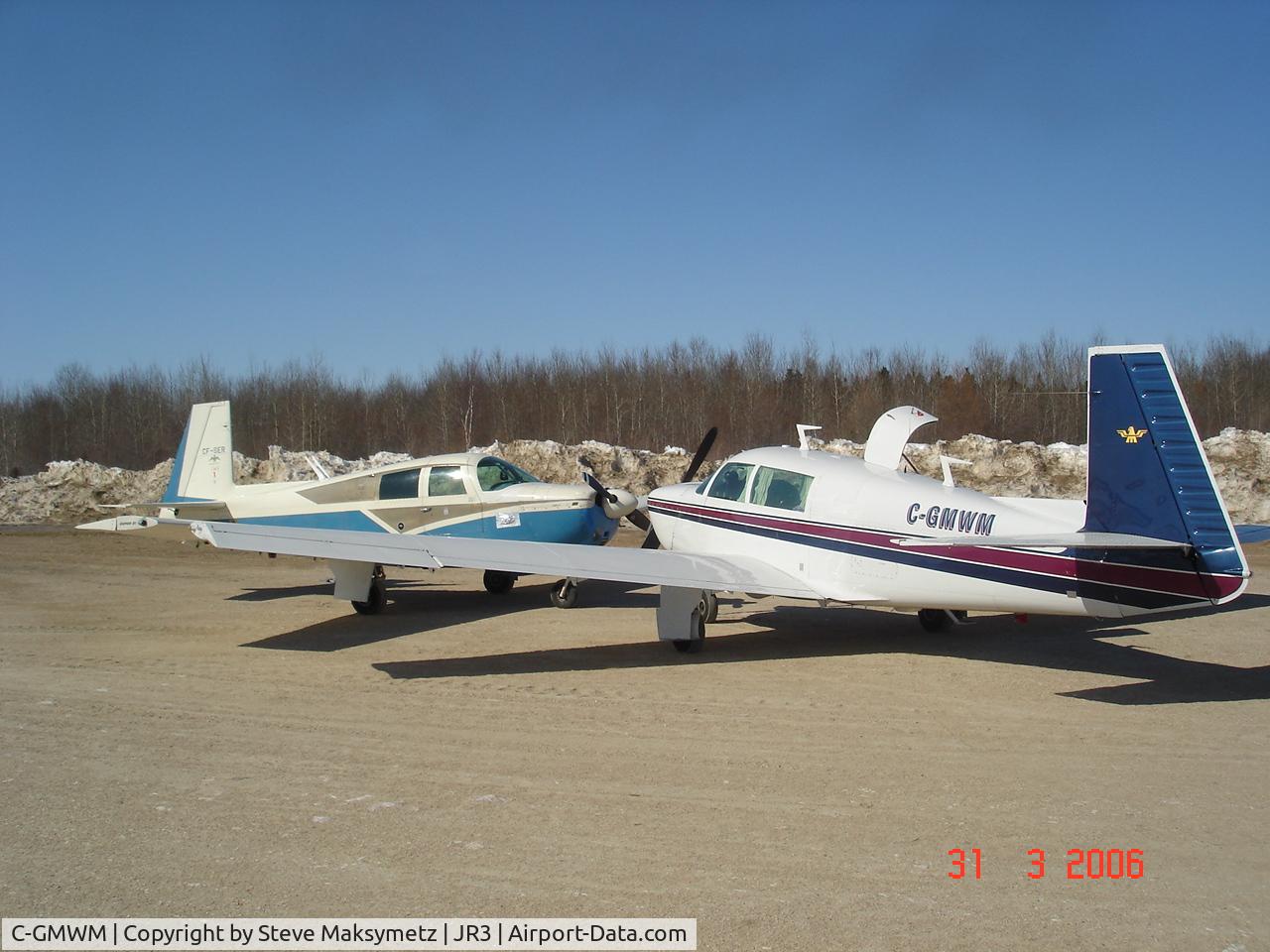 C-GMWM, 1977 Mooney M20J 201 C/N 24-0125, Visit to The Pas MB. Grace Lake Airport JR3