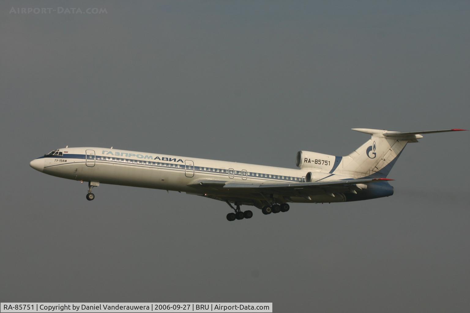 RA-85751, 1992 Tupolev Tu-154M C/N 92A933, arrival of flight GZP145 from Vnukovo Apt with Russian soccer team
