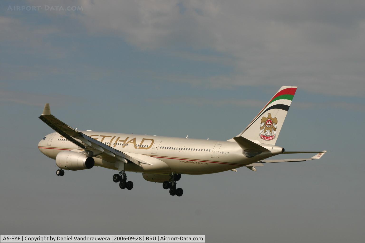 A6-EYE, 2005 Airbus A330-243 C/N 688, arrival of flight EY502 from Toronto