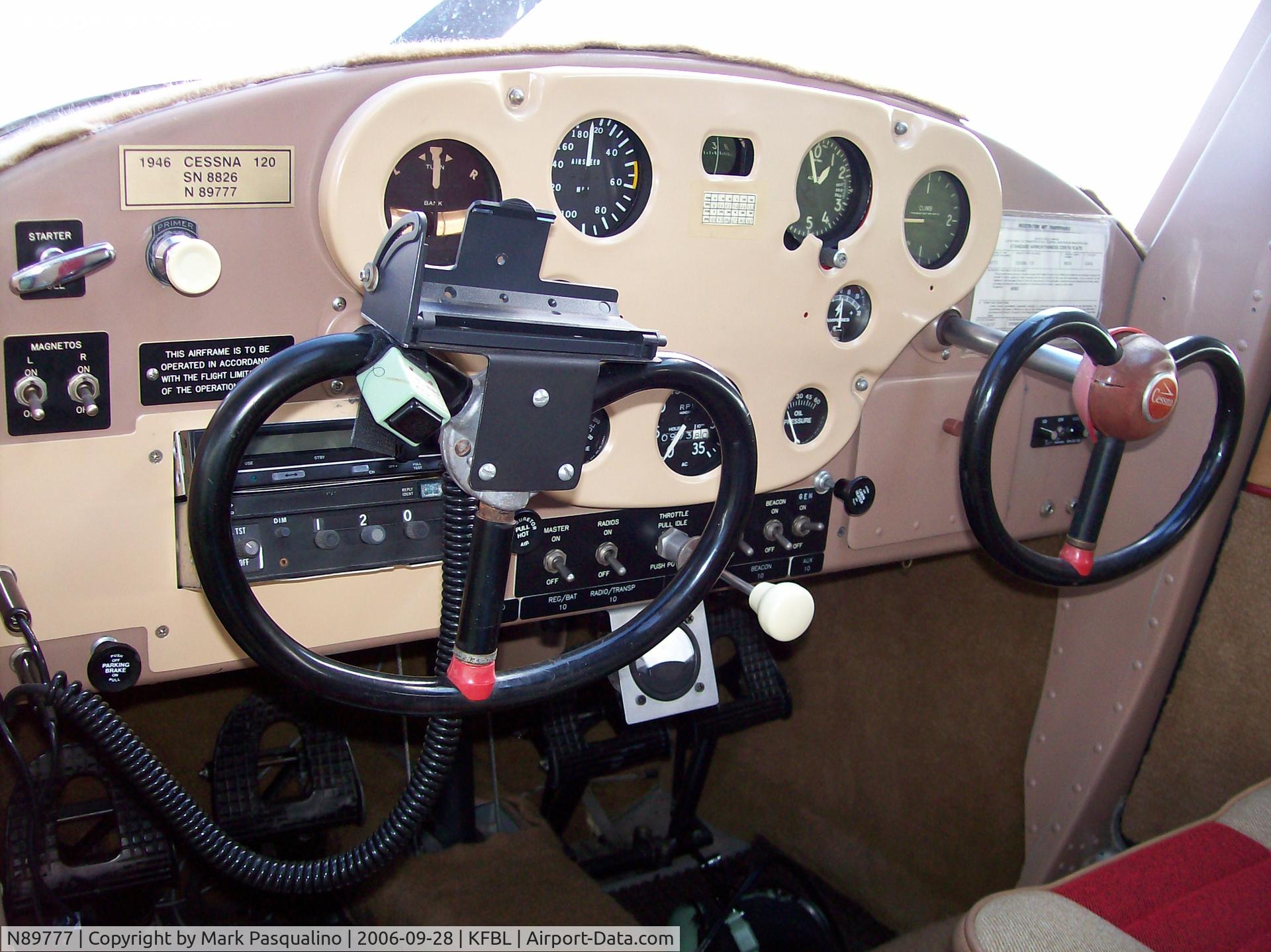 N89777, 1946 Cessna 120 C/N 8826, Cessna 140