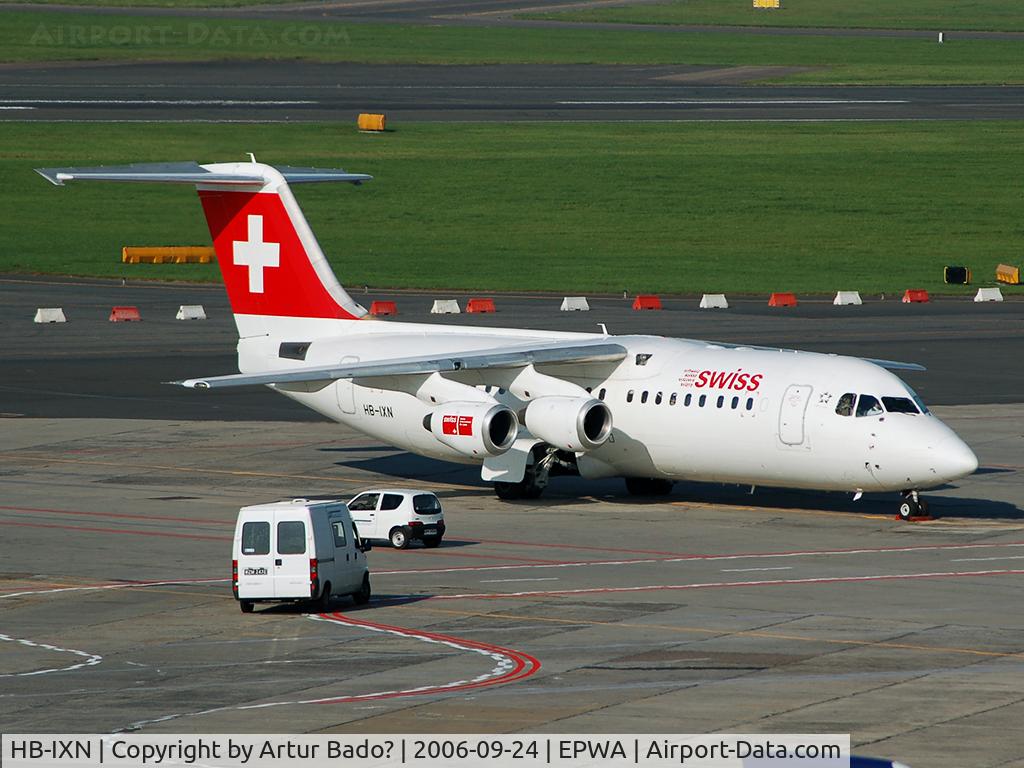 HB-IXN, 1996 British Aerospace Avro 146-RJ100 C/N E3286, SWISS