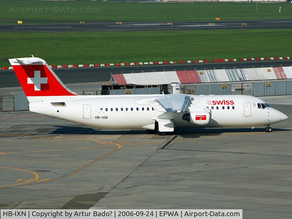 HB-IXN, 1996 British Aerospace Avro 146-RJ100 C/N E3286, SWISS