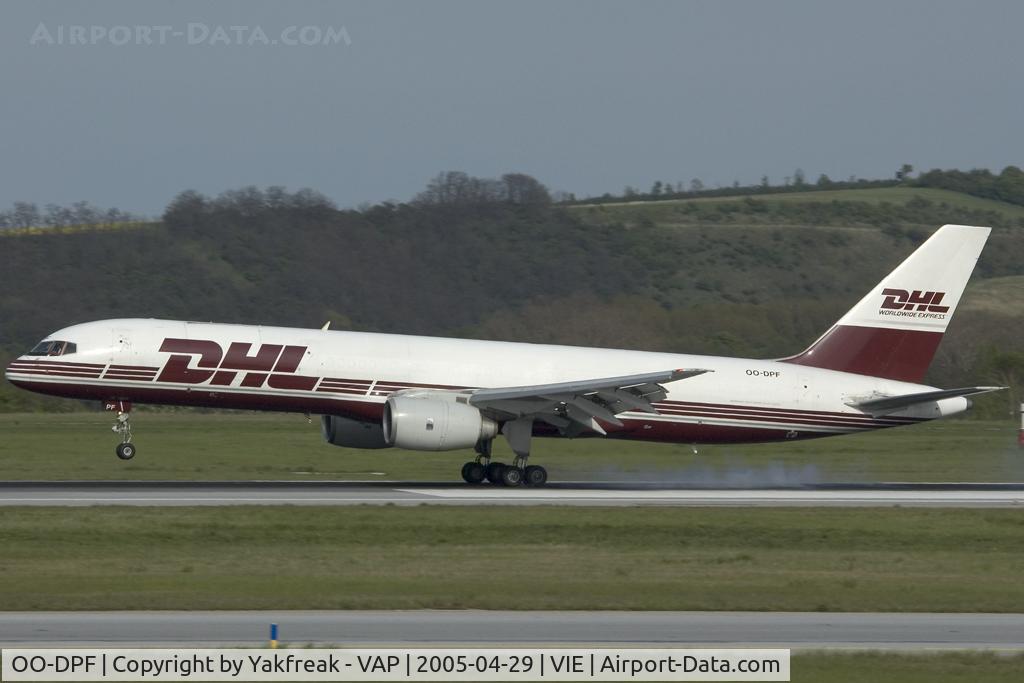 OO-DPF, 1982 Boeing 757-236/SF C/N 22173, DHL Boeing 757-200F