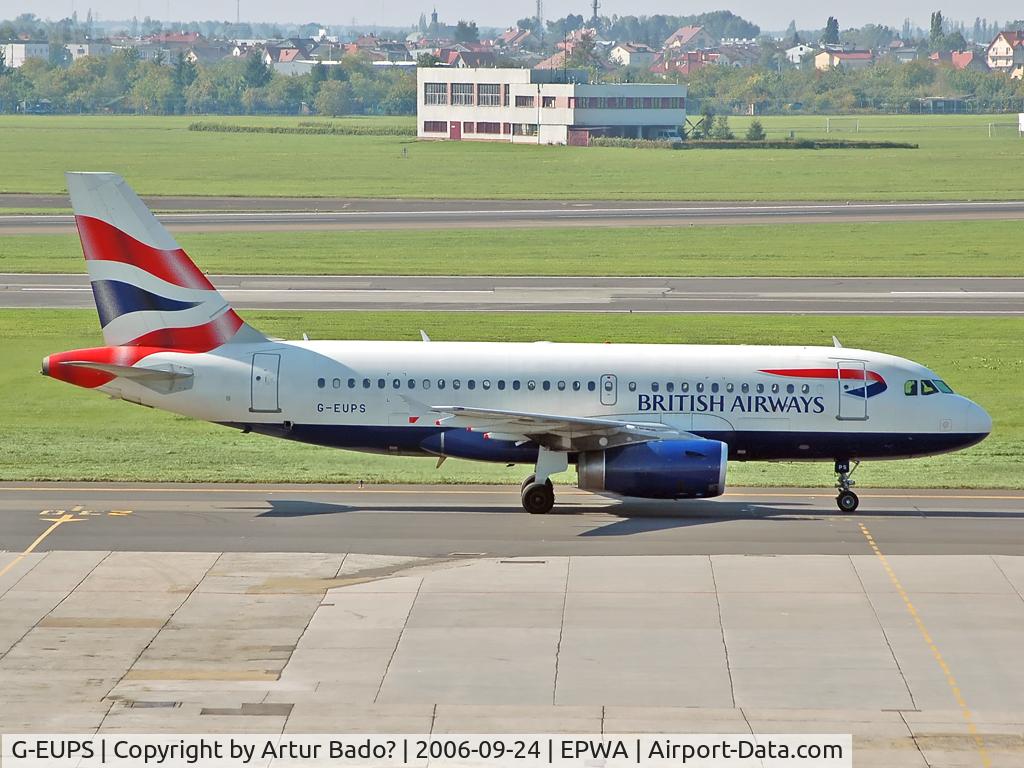G-EUPS, 2000 Airbus A319-131 C/N 1338, Britisch Airways