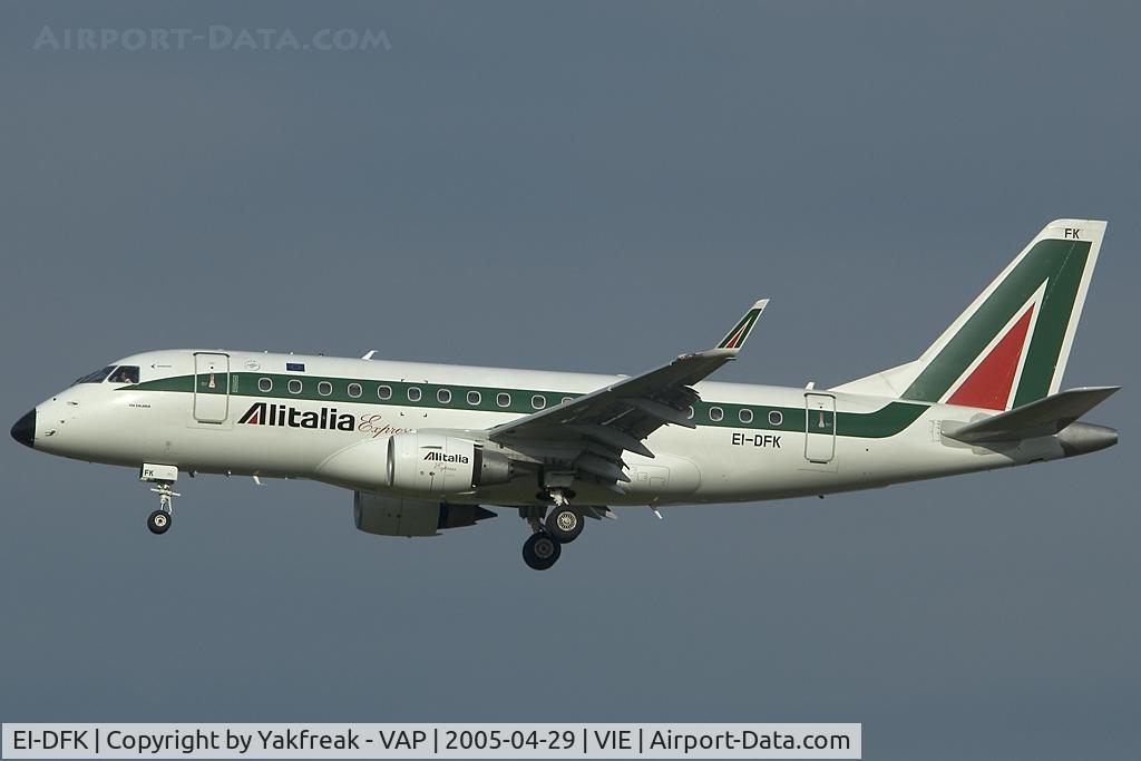 EI-DFK, 2004 Embraer 170LR (ERJ-170-100LR) C/N 17000033, Alitalia Express Embraer 170