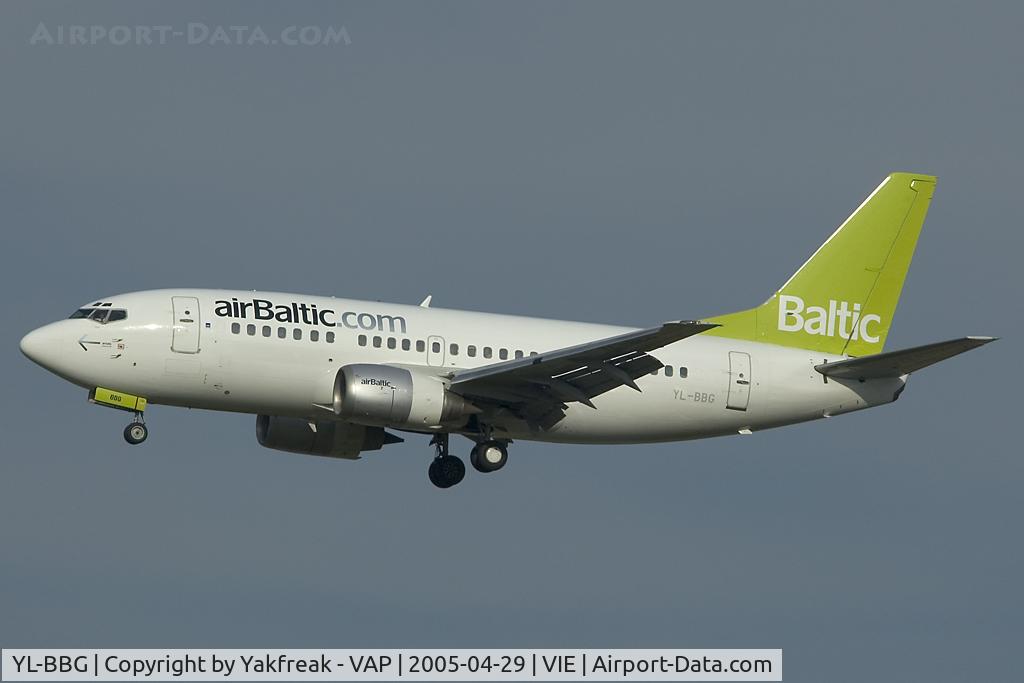 YL-BBG, 1990 Boeing 737-548 C/N 24919, Air Baltic Boeing 737-500