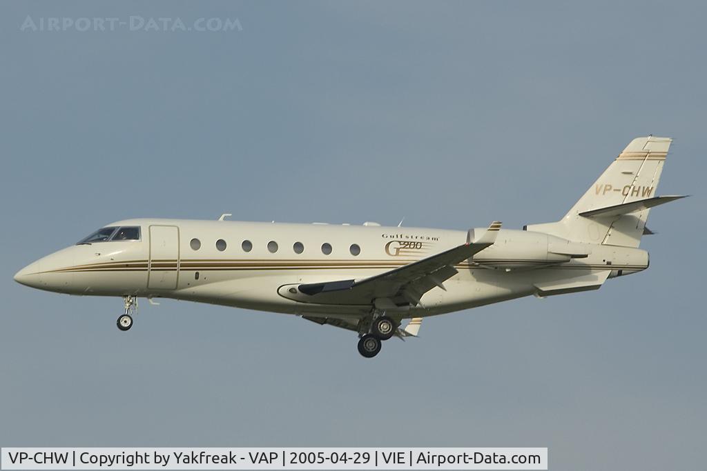 VP-CHW, 1998 Israel Aircraft Industries IAI-1126 Galaxy C/N 004, Gulfstream 200