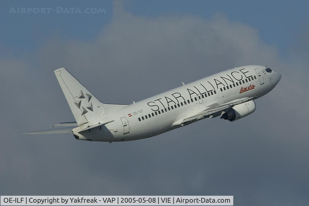 OE-ILF, 1986 Boeing 737-3Z9 C/N 23601/1254, Lauda Air Boeing 737-300 in Star Alliance colors