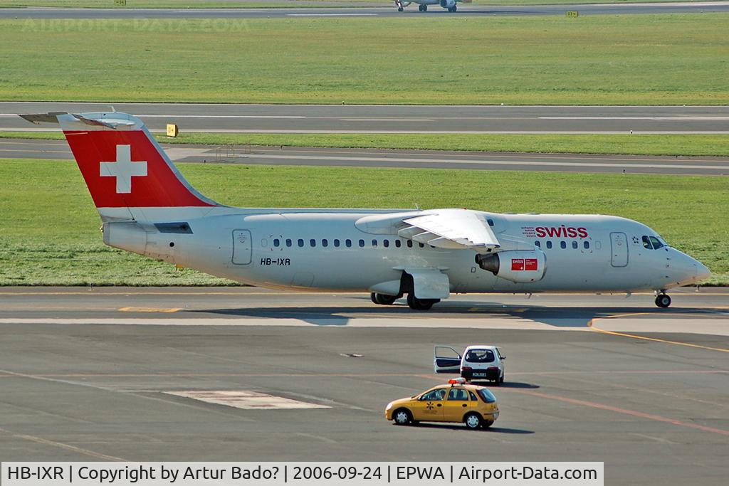 HB-IXR, 1996 British Aerospace Avro 146-RJ100 C/N E3281, SWISS