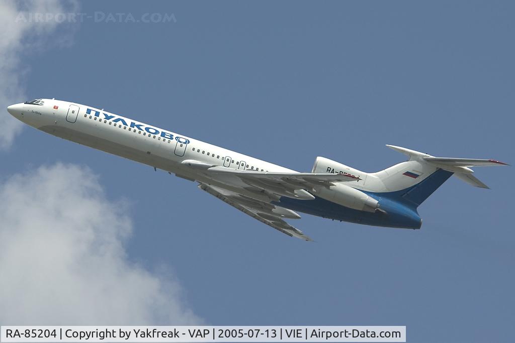 RA-85204, 1991 Tupolev Tu-154M C/N 91A886, Pulkovo Airlines Tupolev 154