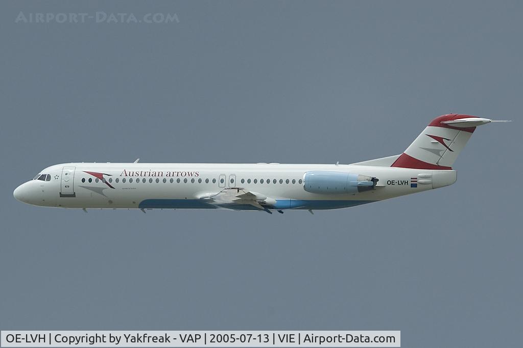 OE-LVH, 1993 Fokker 100 (F-28-0100) C/N 11456, Austrian Arrows Fokker 100