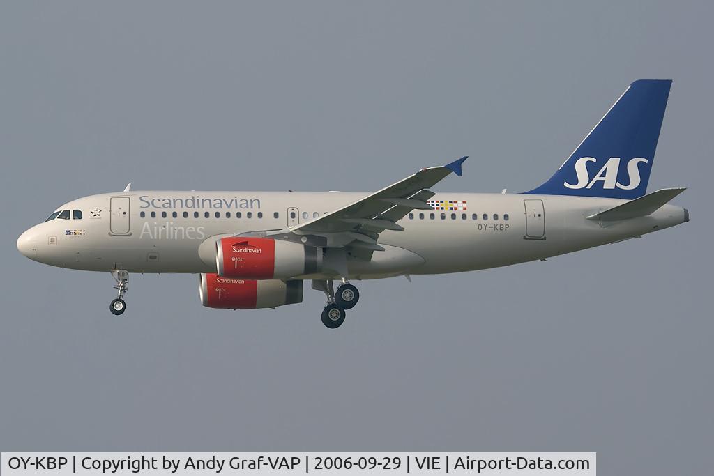 OY-KBP, 2006 Airbus A319-132 C/N 2888, On final RWY16.