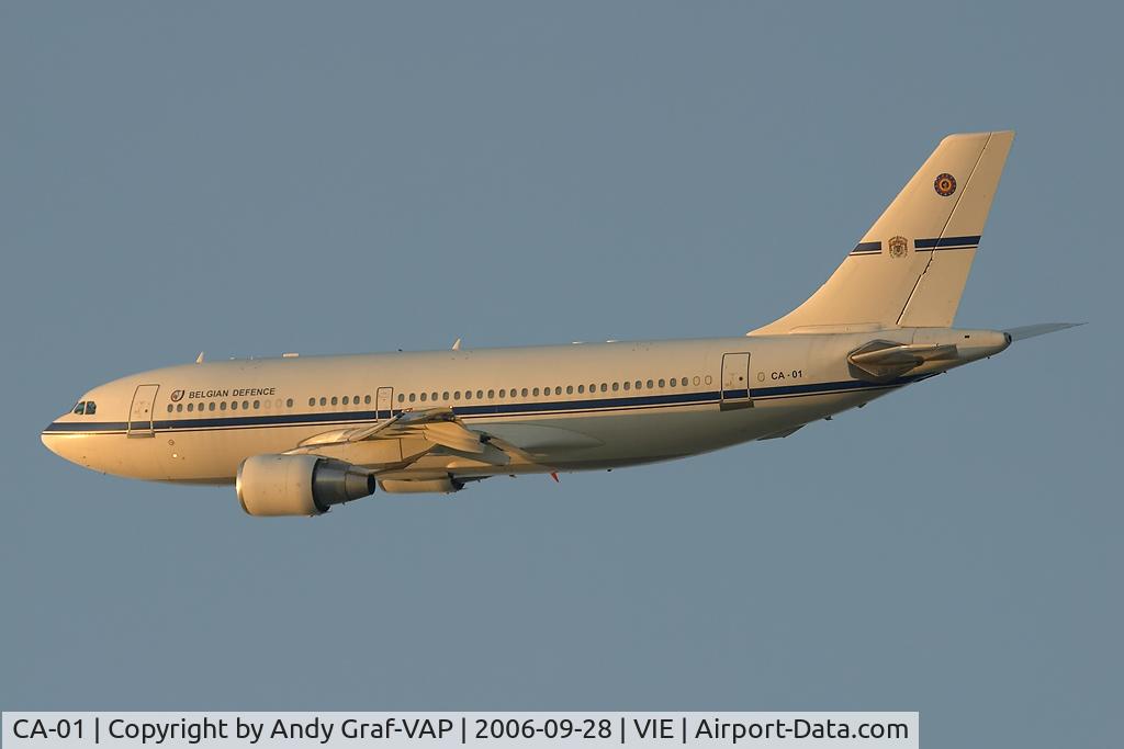 CA-01, 1985 Airbus A310-222 C/N 372, After take off on RWY29.
