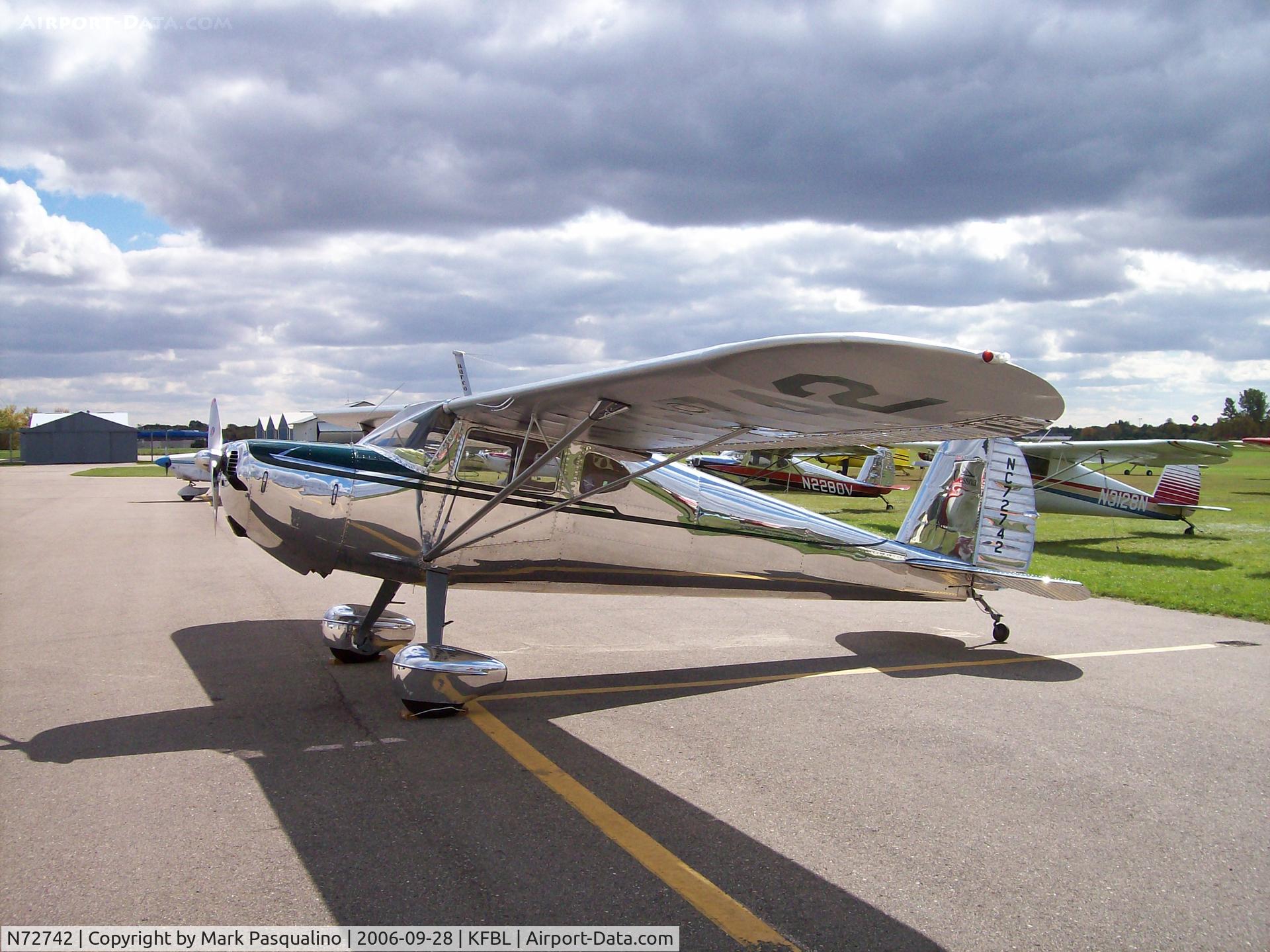 N72742, 1946 Cessna 140 C/N 9921, Cessna 140