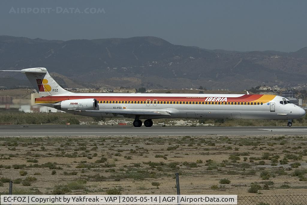 EC-FOZ, 1992 McDonnell Douglas MD-88 C/N 53308, Iberia MD80