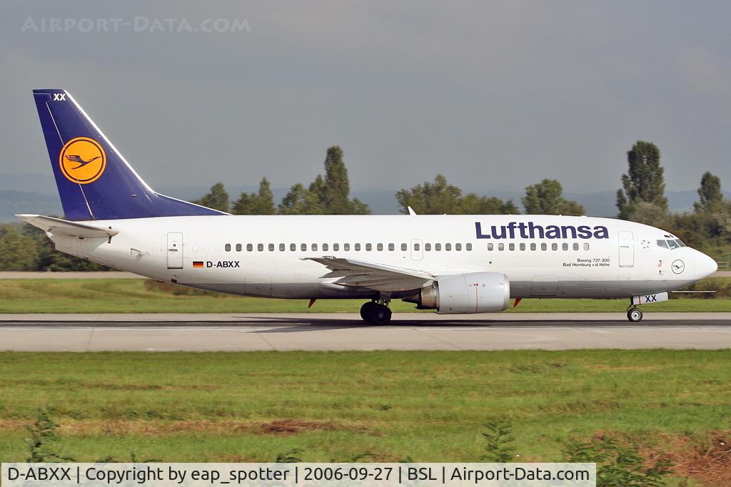 D-ABXX, 1989 Boeing 737-330 C/N 24562, Departing to FRA