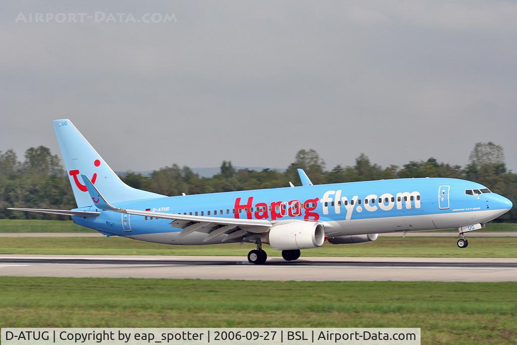 D-ATUG, 2006 Boeing 737-8K5 C/N 34688, Inbound from PMI daily flight