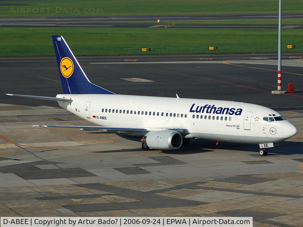 D-ABEE, 1991 Boeing 737-330 C/N 25216, Lufthansa